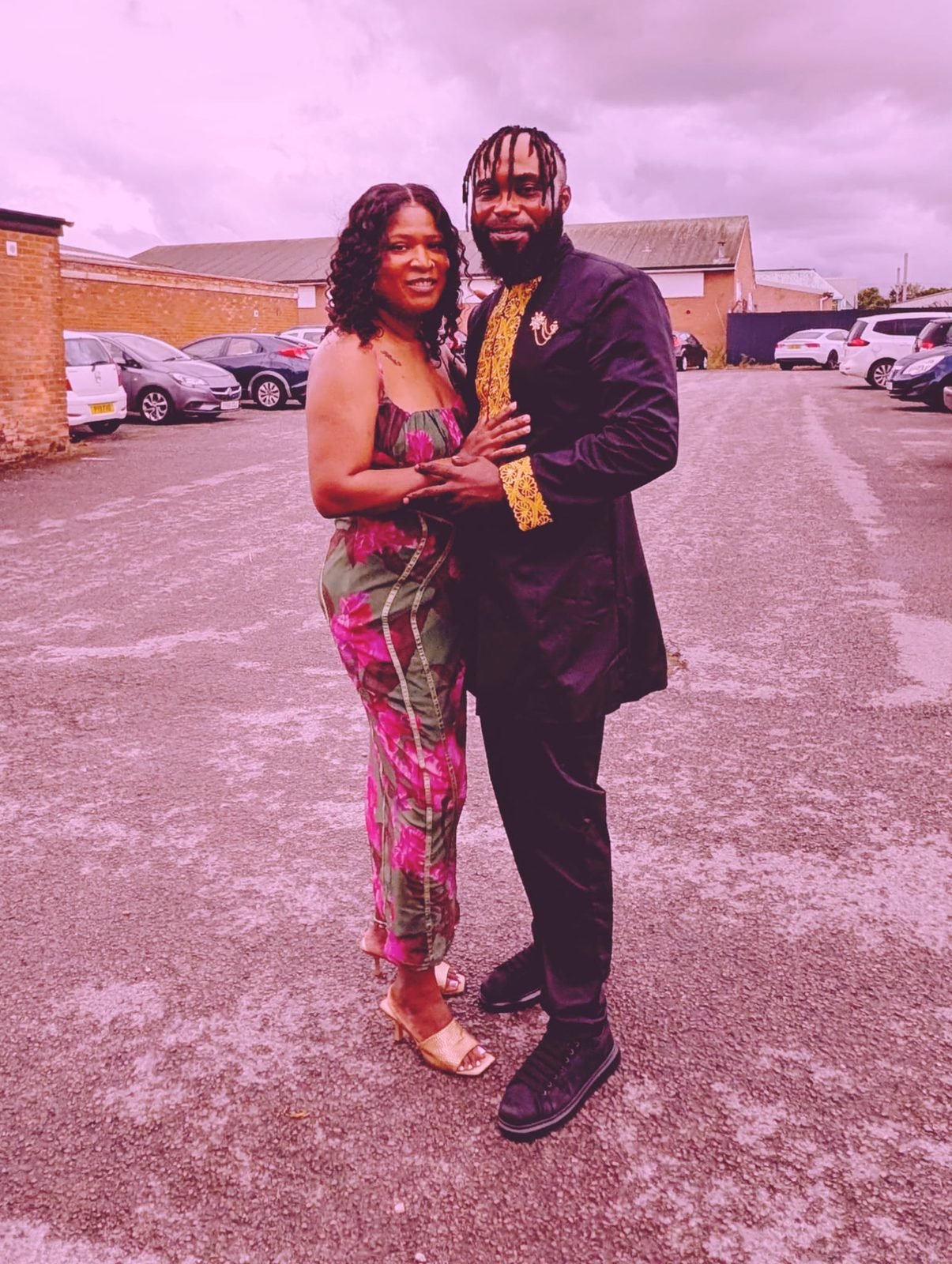 JayJay and Kisha at a formal event