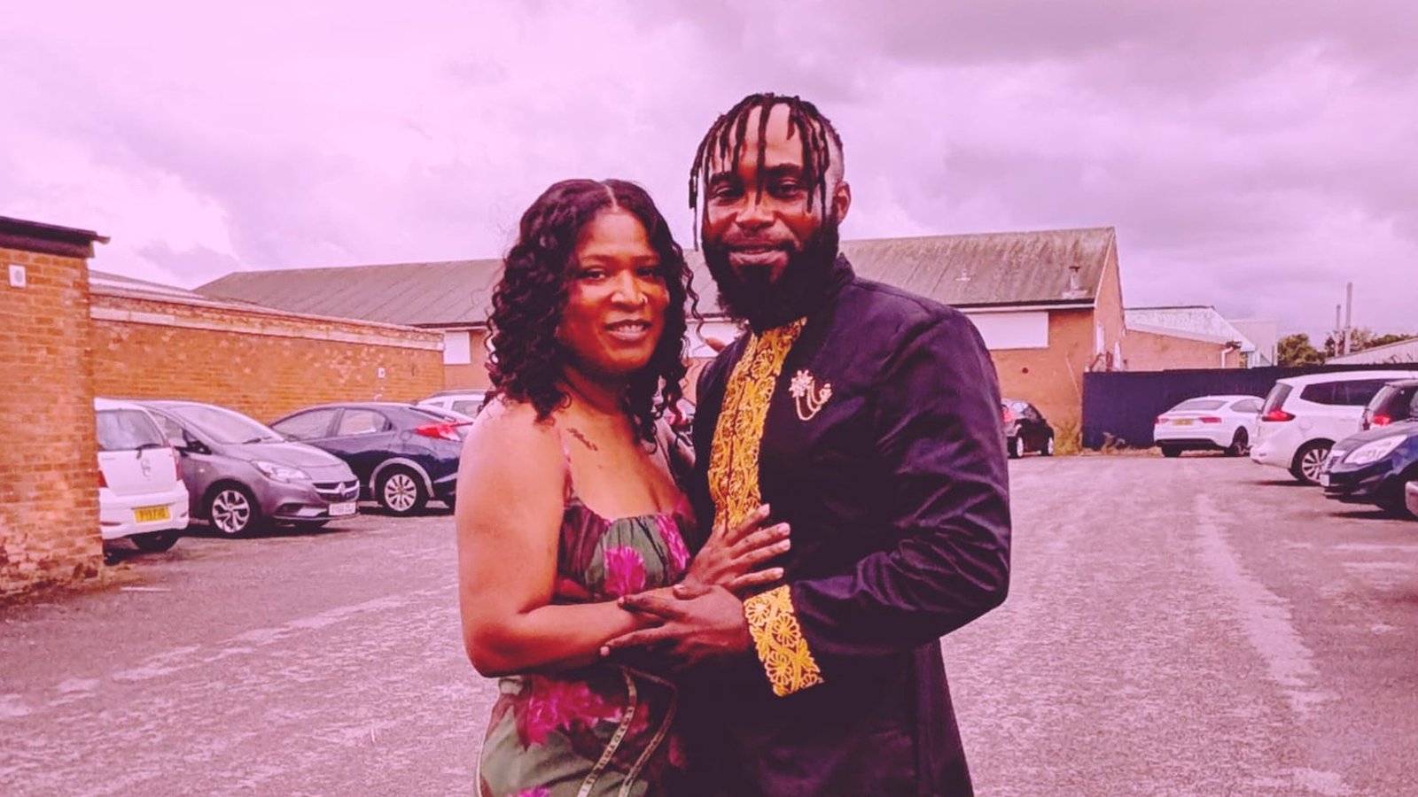 JayJay and Kisha dressed up — the Jakis style